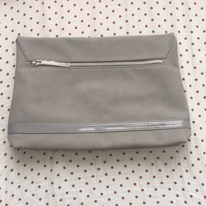 Grey Clutch/Makeup bag